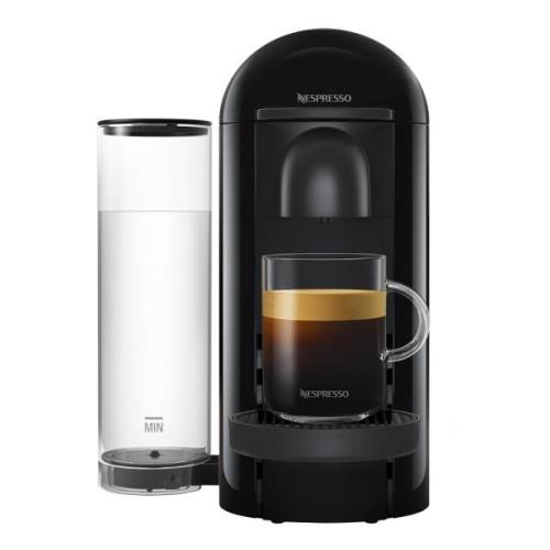 Nespresso - Nespresso VertuoPlus Round Top Kahvinkeitin Musta