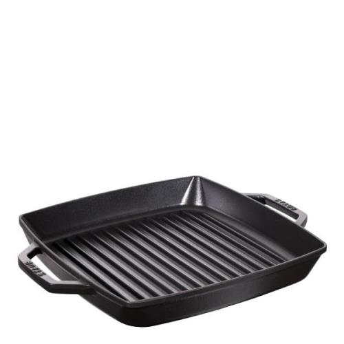 Staub - Pure Grillipannu neliömäinen 28 cm Musta