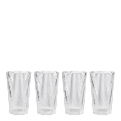 Stelton - Pilastro Longdrink Lasi 30 cl 4 kpl Kirkas