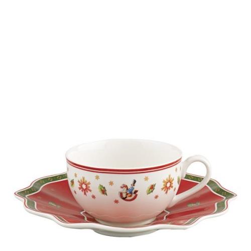 Villeroy & Boch - Toy's Delight Kahvikuppi ja aluslautanen 17 cl Valko...