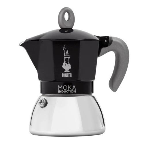 Bialetti - Mokka induction Mutteripannu 4 kuppia Musta