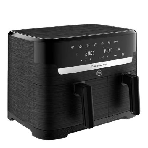 OBH Nordica - Dual Easy Fry Airfryer 3,1 L + 5 L Musta