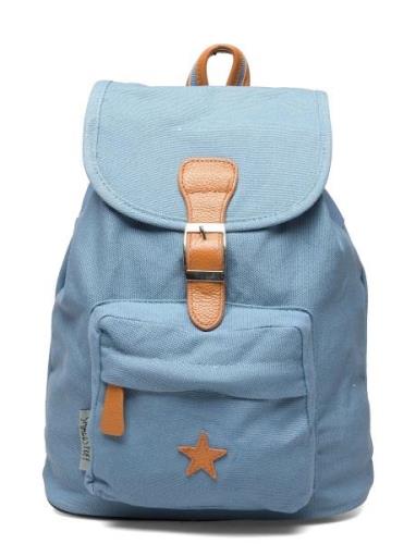 Baggy Back Pack, Cloudy With Leather Star Accessories Bags Backpacks B...