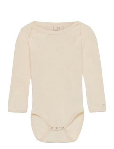 Body Ls Bodies Long-sleeved Cream Smallstuff