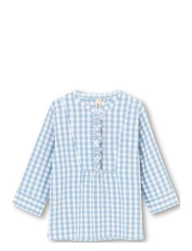 Bæk&Bølge Irene Shirt Toppi Blue Juna