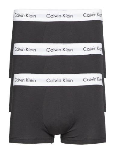 Low Rise Trunk 3Pk Bokserit Black Calvin Klein