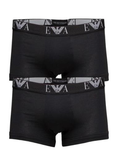 Mens Knit 2Pack Boxe Bokserit Black Emporio Armani