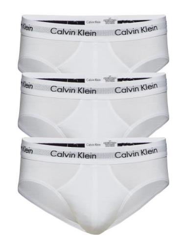 Hip Brief 3Pk Y-sepalus Briefs Alushousut White Calvin Klein