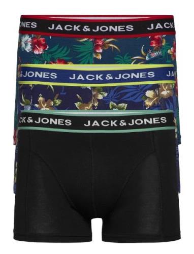 Jacflower Trunks 3 Pack.noos Bokserit Black Jack & J S