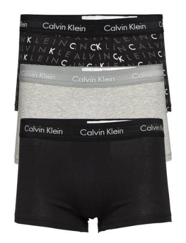 3P Low Rise Trunk Bokserit Black Calvin Klein