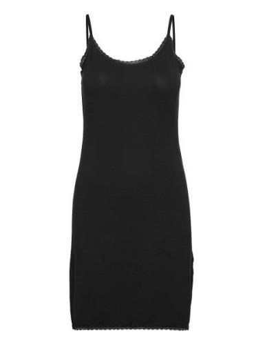 Almann Slip Dress Lyhyt Mekko Black Noa Noa