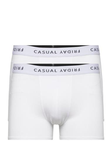 Cfnorh Logo 2-Pack Bamboo Trunks Bokserit White Casual Friday