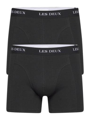 Warren 2-Pack Boxers Bokserit Black Les Deux