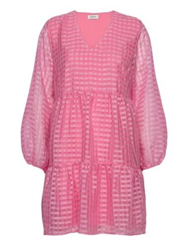 Tatty Dress Lyhyt Mekko Pink Modström