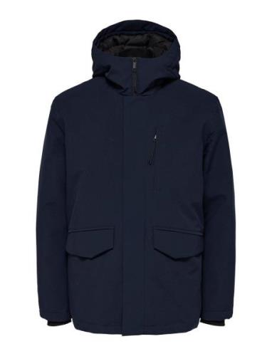 Slhpiet Jacket B Parka Takki Navy Selected Homme