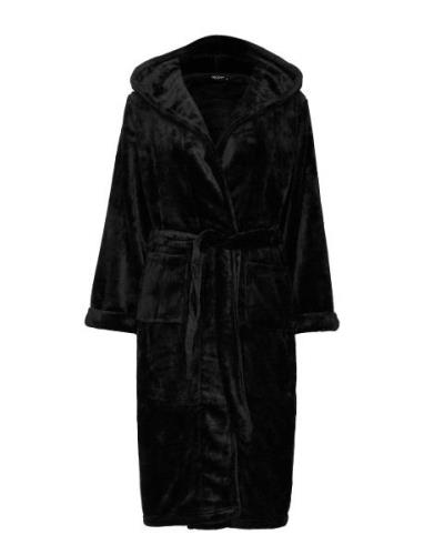 Decoy Long Robe W/Hood Aamutakki Black Decoy