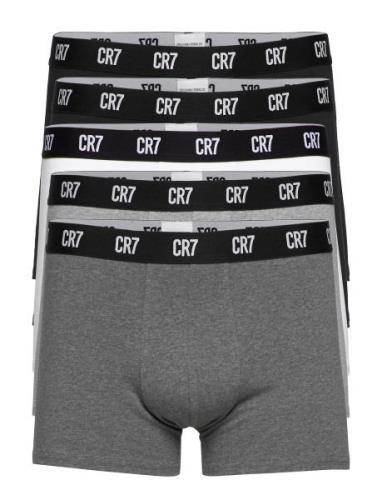 Cr7 Basic, Trunk, 5-Pack. Bokserit Multi/patterned CR7