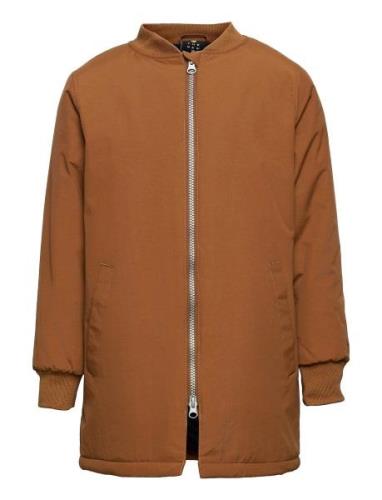 Tnelvo Long Jacket Bombertakki Brown The New