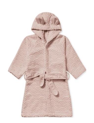 Bathrobe W/ Ears, 3-4 Years Aamutakki Kylpytakki Pink Cam Cam Copenhag...