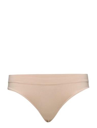 Lucia String Solid Stringit Alusvaatteet Cream Missya