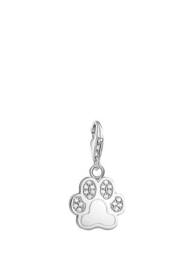 Charm Pendant "Paw" Kaulakoru Riipukset Silver Thomas Sabo