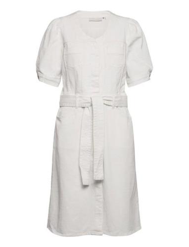 Arabellekb Denim Dress Lyhyt Mekko White Karen By Simonsen