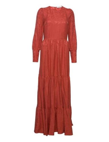 Mala Dress Ankle Length Maksimekko Juhlamekko Red IVY OAK