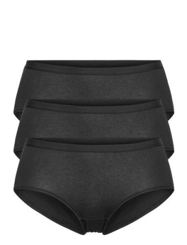 Brief 3 Pack Carin Regular Alushousut Brief Tangat Black Lindex