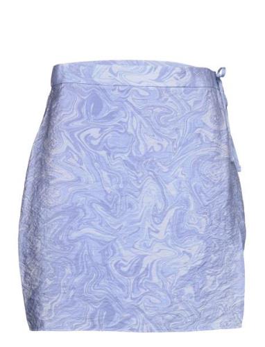 Enmallow Short Skirt Aop 6891 Lyhyt Hame Blue Envii