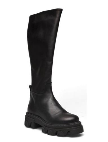 Mana Boot Korkeavartiset Saapikkaat Black Steve Madden