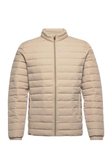 Jjerecycle Puffer Collar Noos Vuorillinen Takki Topattu Takki Beige Ja...