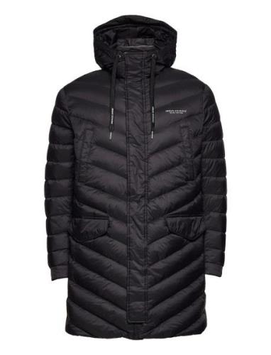 Down Jacket Vuorillinen Takki Topattu Takki Black Armani Exchange