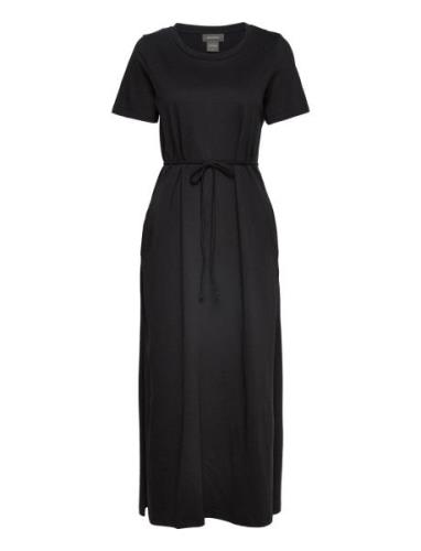 Orika Maxi Tee Dress Maksimekko Juhlamekko Black Residus