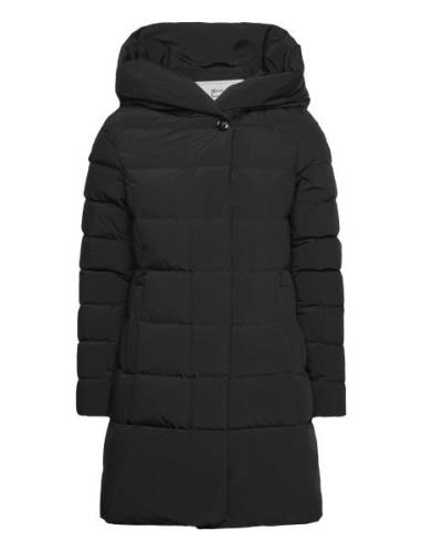 Puffy Prescott Parka Topattu Pitkä Takki Black WOOLRICH