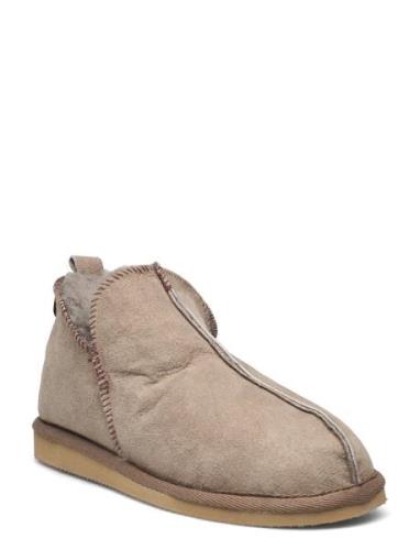 Annie Tofflor Aamutossut Tohvelit Beige Shepherd