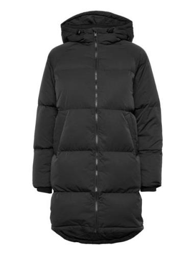 Slfmina Down Jacket B Topattu Pitkä Takki Black Selected Femme