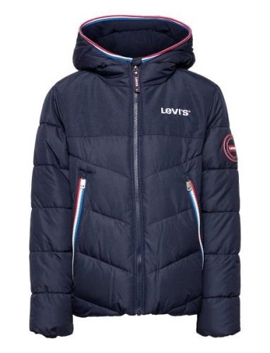 Lvn Mixed Media Puffer Toppatakki Blue Levi's