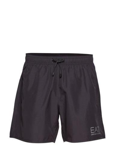 Mens Woven Boxer Uimashortsit Black EA7