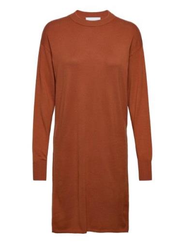 Gira Knit Dress Lyhyt Mekko Brown Minus