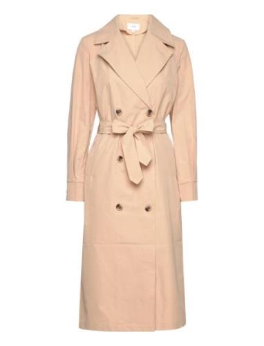 Vimersin Long Trenchcoat - Trenssi Takki Cream Vila