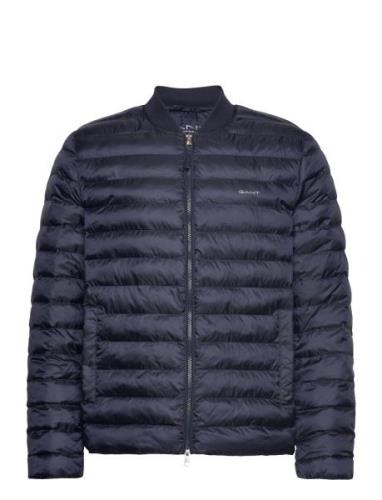 Light Padded Bomber Jacket Vuorillinen Takki Topattu Takki Navy GANT