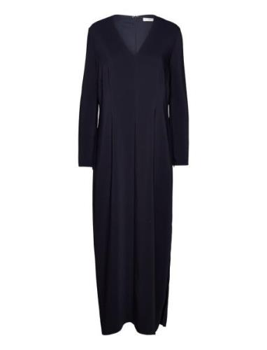 Ankle Length Shift Dress Maksimekko Juhlamekko Navy IVY OAK