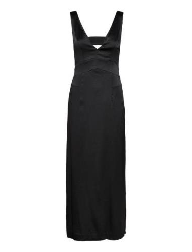 Ankle Legth Strap Dress Maksimekko Juhlamekko Black IVY OAK