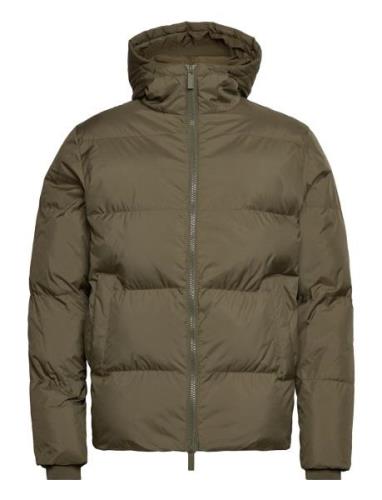 Slhdavid Short Puffer Jacket Ex Vuorillinen Takki Topattu Takki Khaki ...