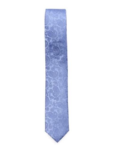 Slim Tie Solmio Kravatti Blue Amanda Christensen