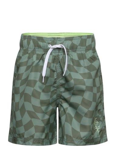 Swimshorts Bb Check Uimashortsit Green Lindex