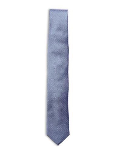 Slim Tie Solmio Kravatti Blue Amanda Christensen