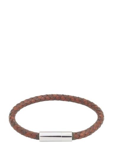 Franky Bracelet Leather Rannekoru Korut Brown Edblad