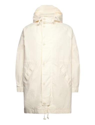 D2. Cotton Parka Parka Takki Cream GANT