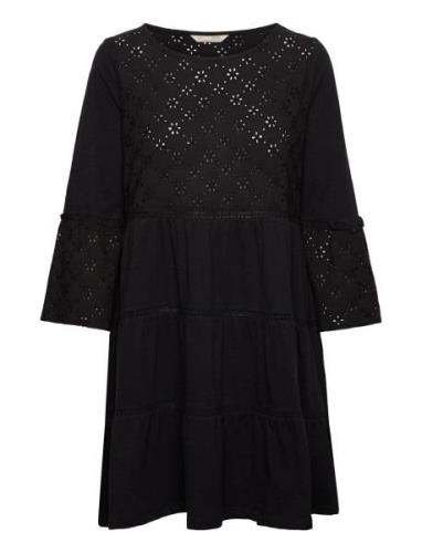 Eleanor Dress Lyhyt Mekko Black ODD MOLLY